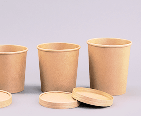 Hot soup paper bowls