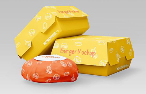 A clear Burger packaging idea