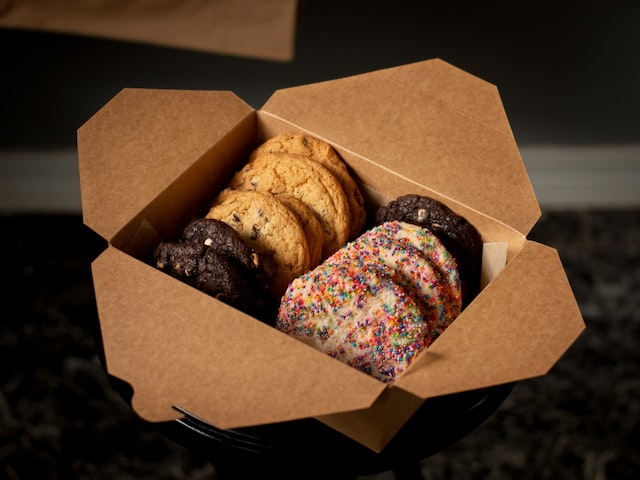 Cookies In A Paper Box