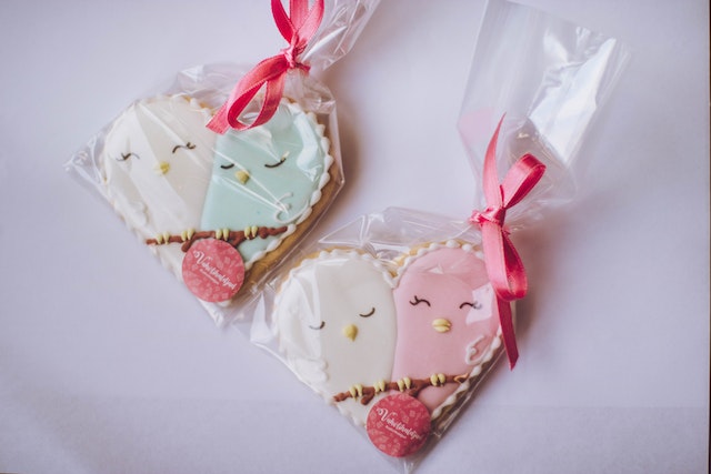 Cute Cookies In A Clear Plastic Packaging