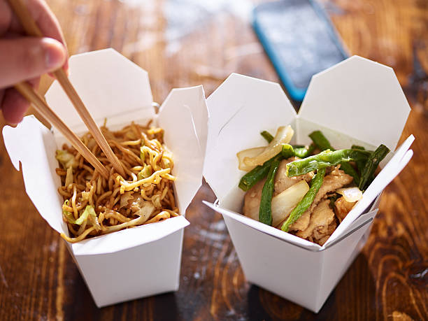 Eco-friendly custom chinese takeout boxes