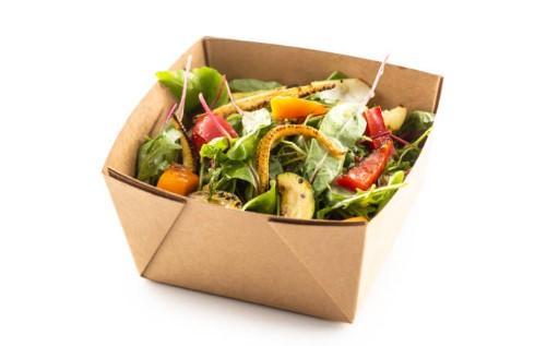 Salad takeout box