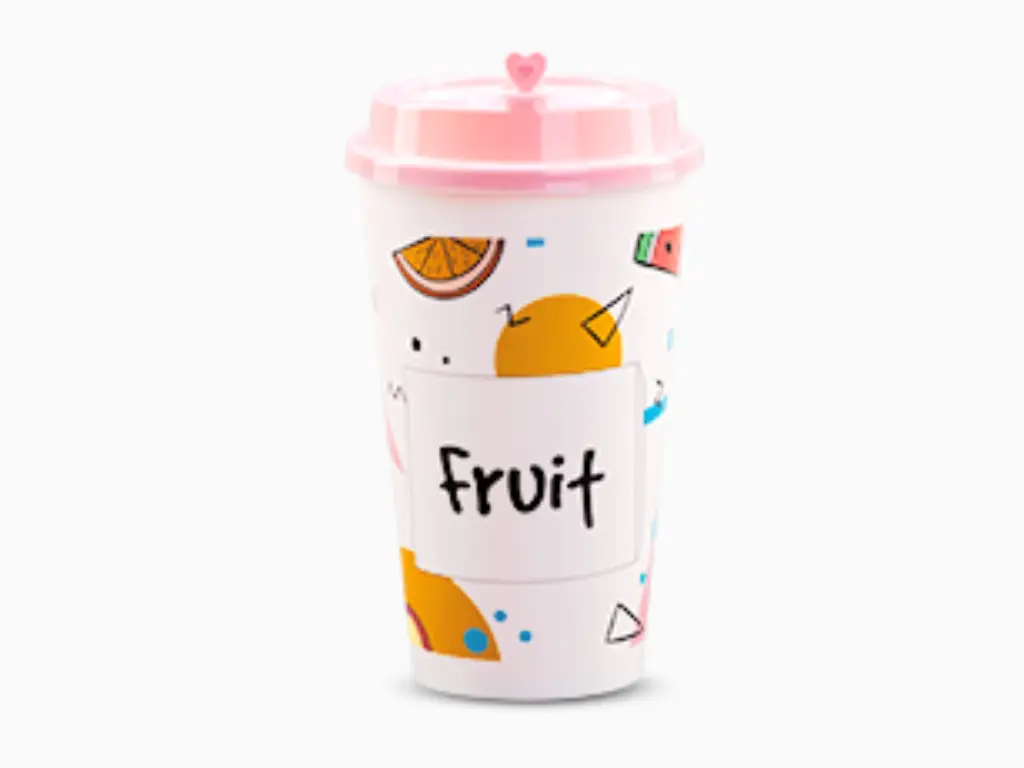 vaso de papel de pared simple