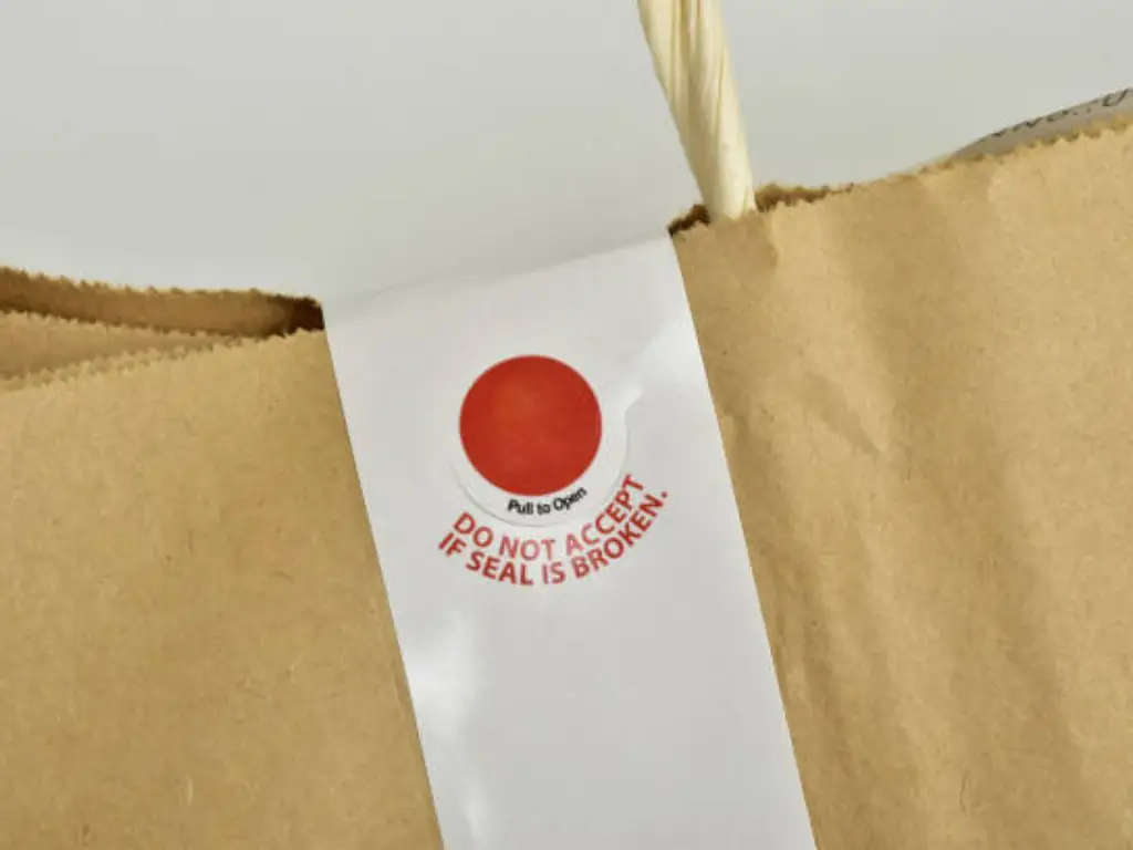 tamper-evident seal