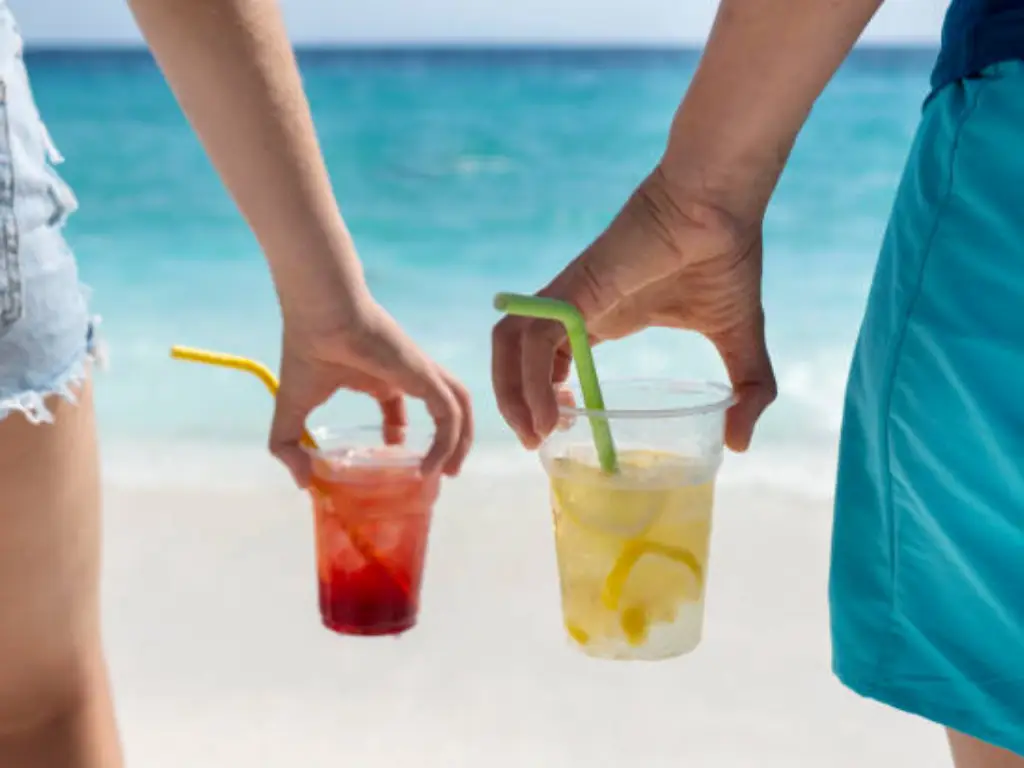 plastic cups