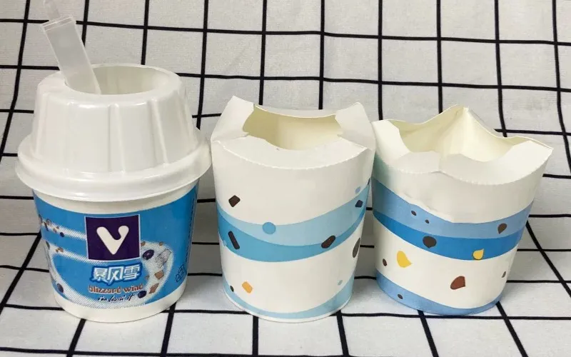 Gobelet jetable pour crème glacée