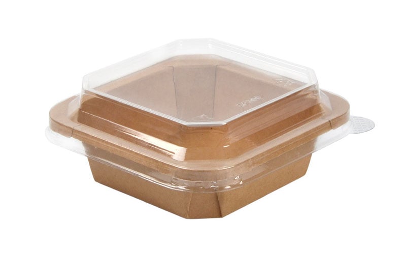 Conteneur octogonal pour plats à emporter 2