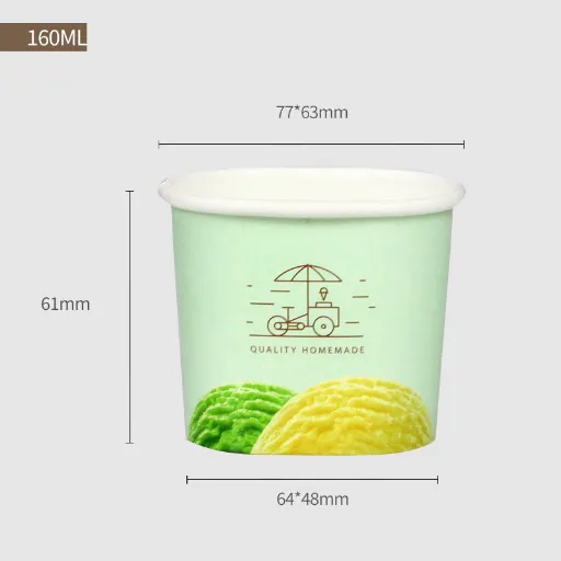 Rechthoekige ijsbeker