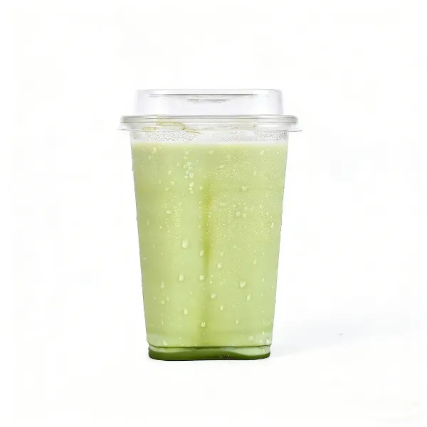 Vasos cuadrados de PET