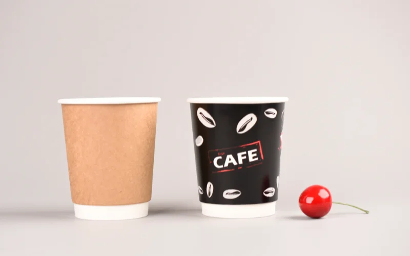 dubbelwandige geïsoleerde papieren koffiebekers 177