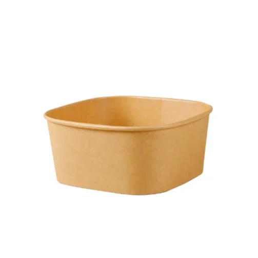 cuenco de papel squre