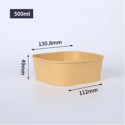 bol de papel squre500