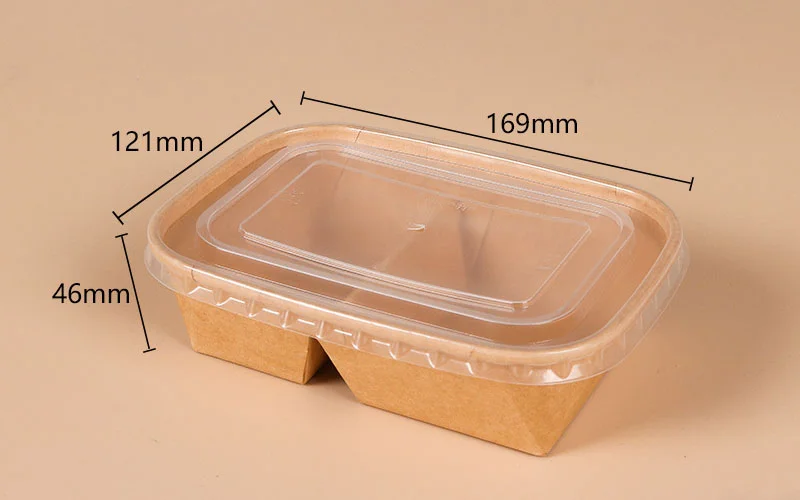 Pappschüssel mit PP-Deckel