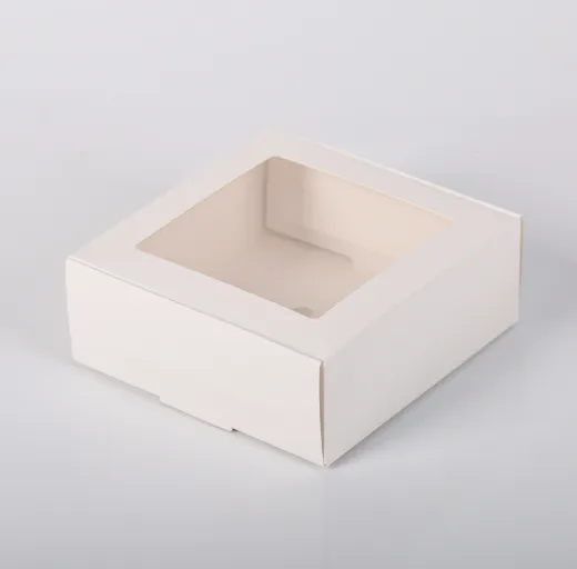 Kraftpapierbox mit Fenster