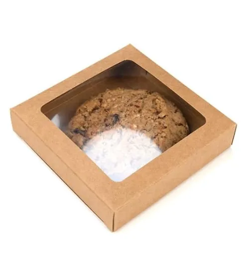 Kraftpapierbox mit Fenster