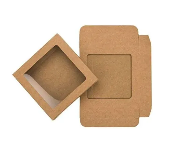 Kraftpapierbox mit Fenster