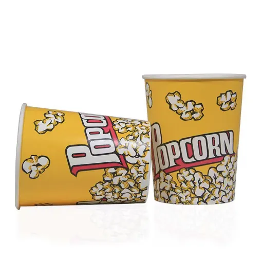 Cubos antigrasa para palomitas Recipiente para alimentos