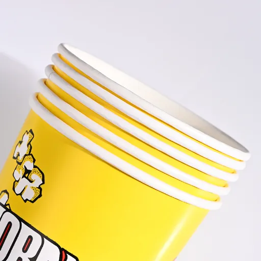 Cubos antigrasa para palomitas Recipiente para alimentos