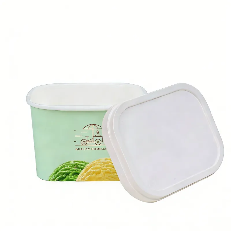 rechthoekige ijsbeker