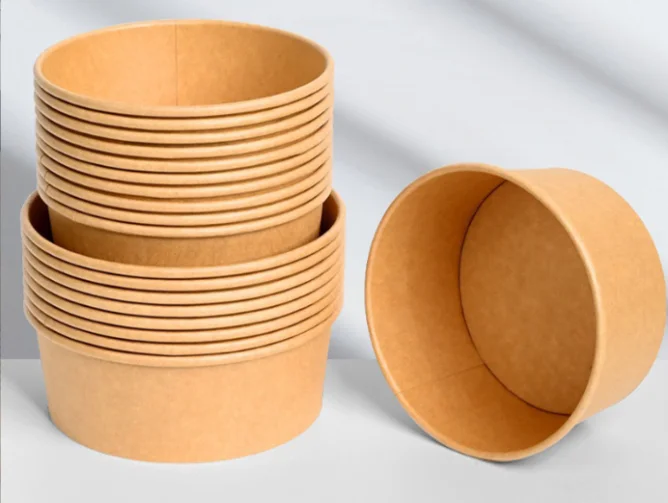 ciotola di carta rotonda