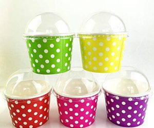 Paper Ice Cream Cup with Lid